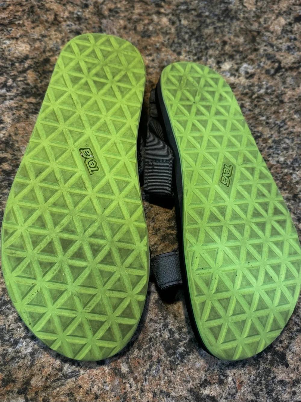 Teva Men's Size 10 Original Universal Sandals Gray Green  hiking Trail Shoes
